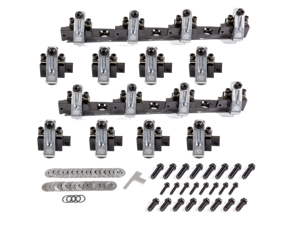 T And D Machine BBC Shaft Rocker Arm Kit 1.70/1.70 Ratio TDM3211-170/170