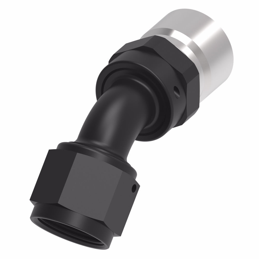 Aeroquip 6an StreetLite Crimp Fitting 45-Degree MPN AERFCL4222