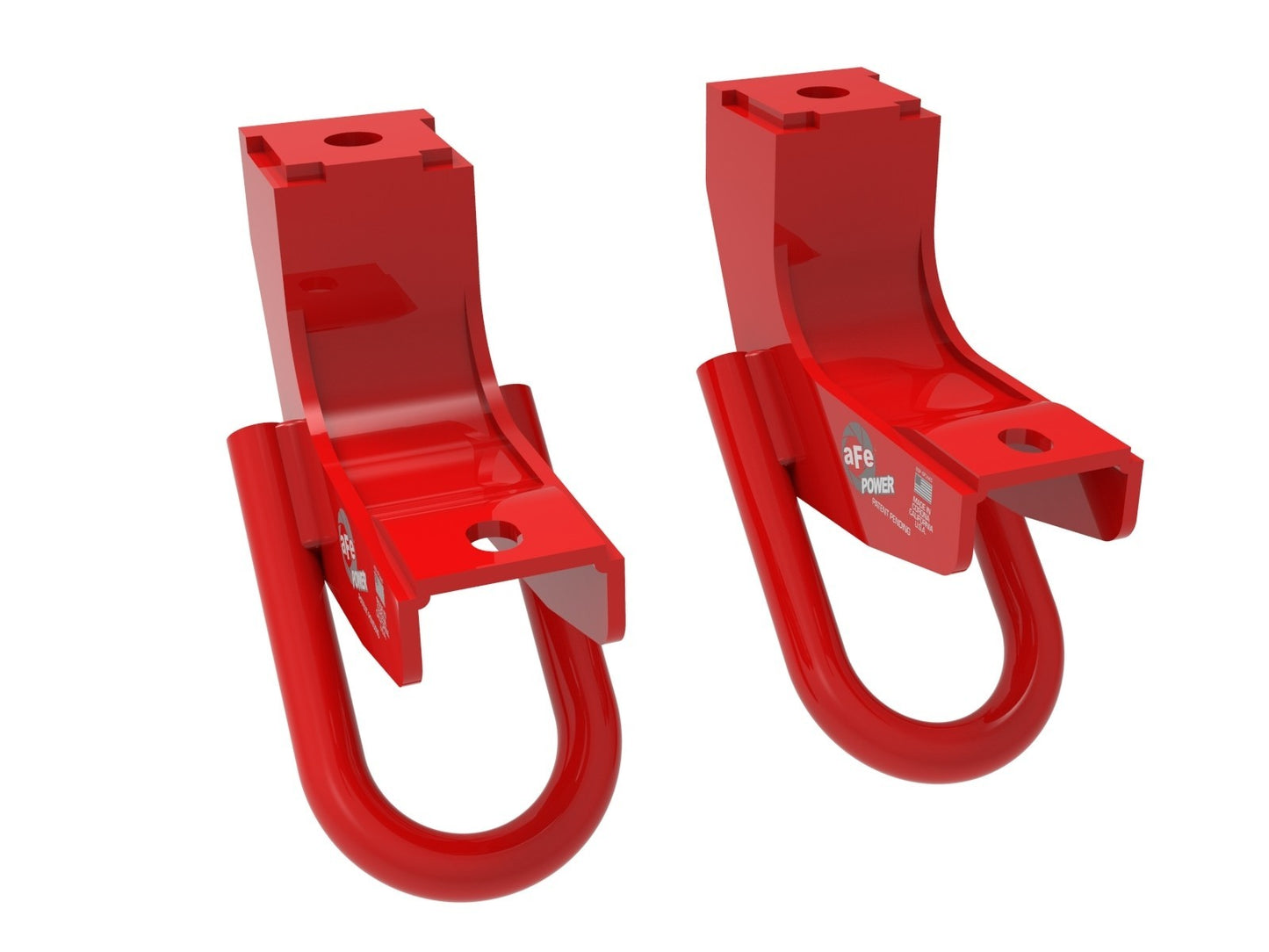 Afe Power Tundra Front Tow Hooks Red Pair 450-72T001-R