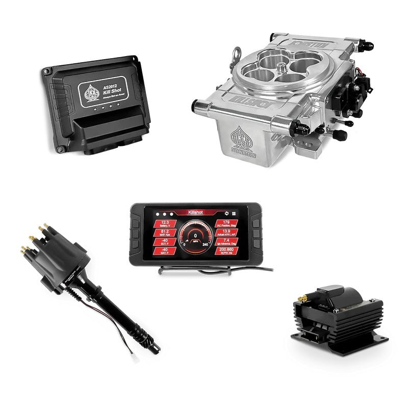 Aces Fuel Injection Killshot EFI Top End Kit Polished SBC/BBC AFIAS2012P-TEK1