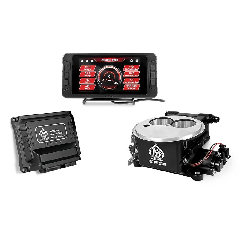 Aces Fuel Injection Deuces Wild 2bbl EFI Black AFIAS2019B