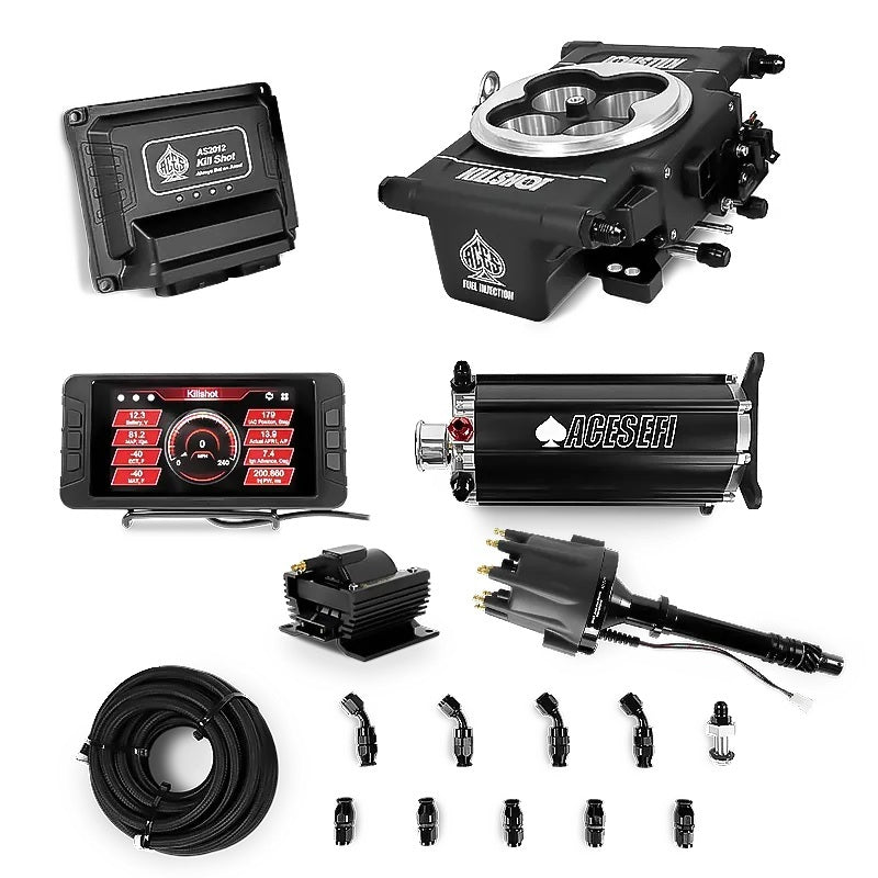 Aces Fuel Injection Killshot EFI Master Kit Black Command Center AFIAY0001