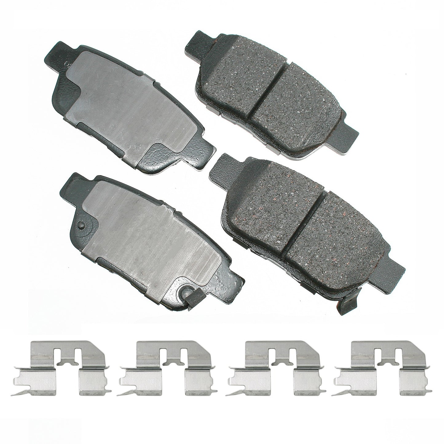 Akebono Brake Corporation Brake Pads Rear for Acura TL 09-14 for Honda Ridgeline 06 ACT1103