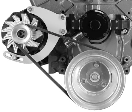 Alan Grove Components Electric Water Pump Low Mt Alt Bracket MPN ALG235R For Chevy, GM