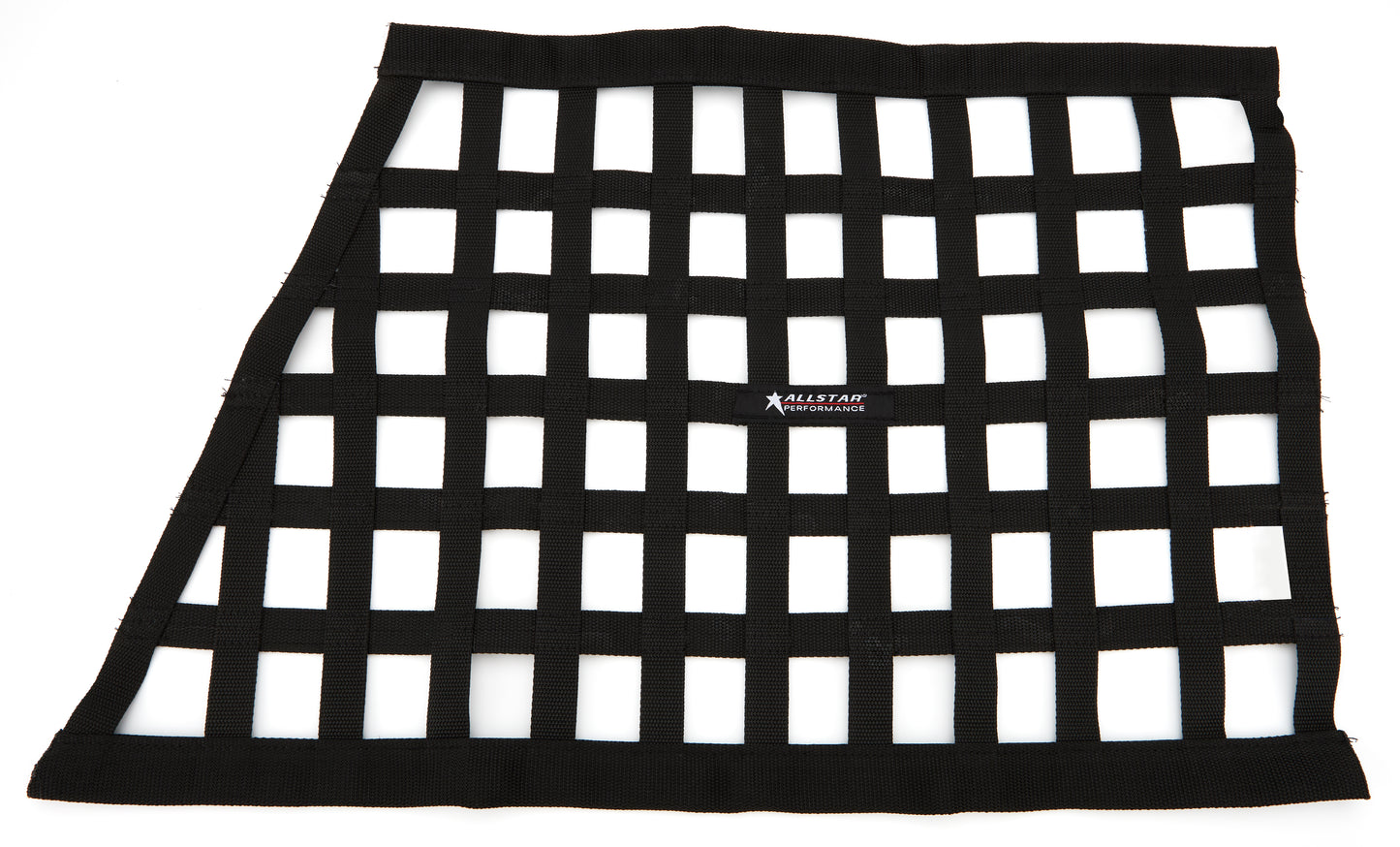 Allstar Performance Window Net Ribbon Style Angled Black Non-SFI ALL10293