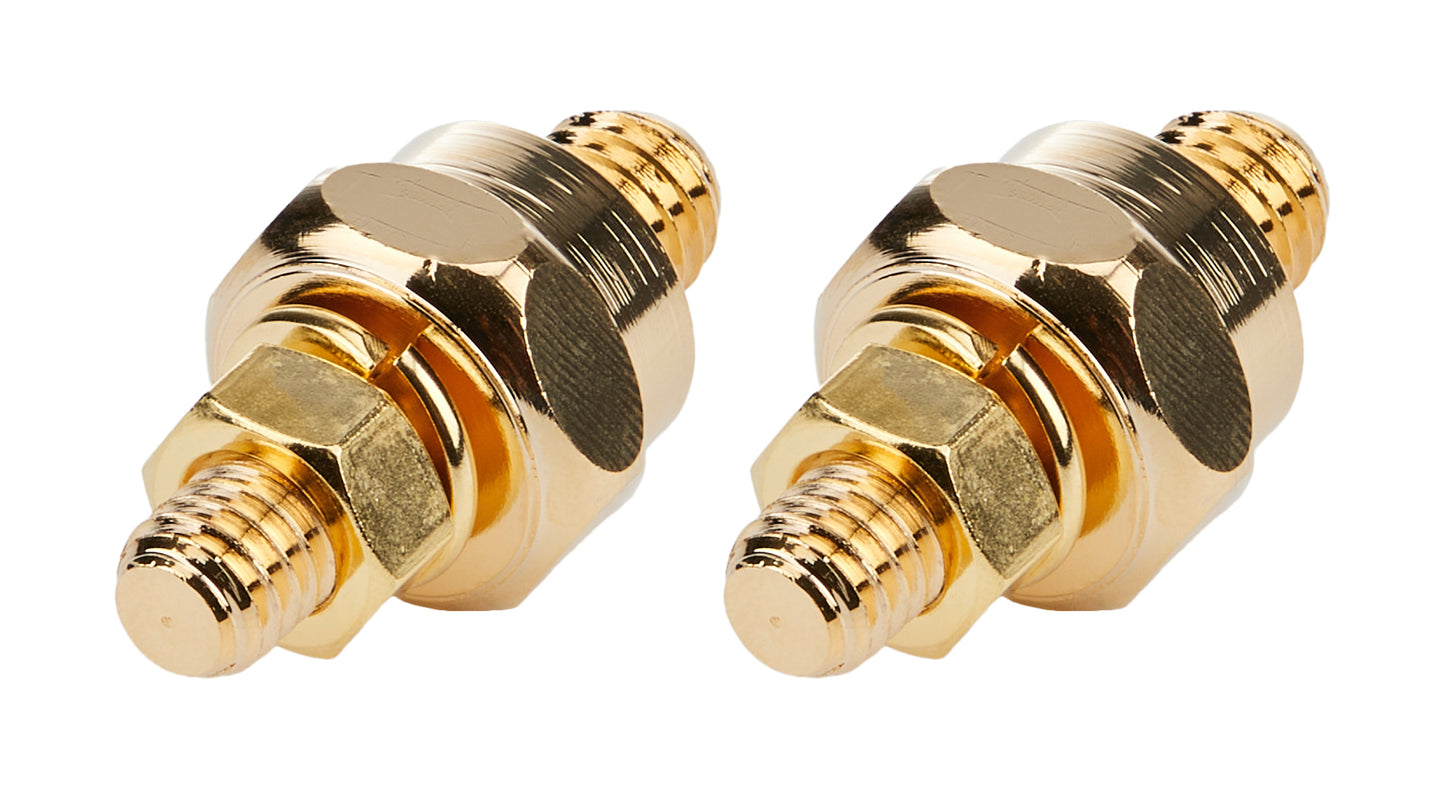 Allstar Performance Gold Side Post Terminal 1pr ALL76122