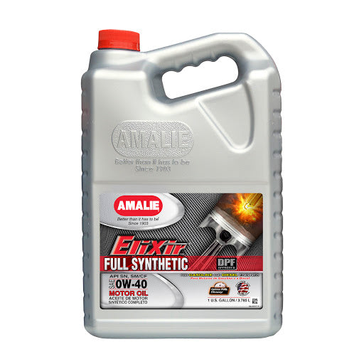 Amalie Elixir Full Synthetic 0w40 Oil 1 Gallon MPN AMA65777-36