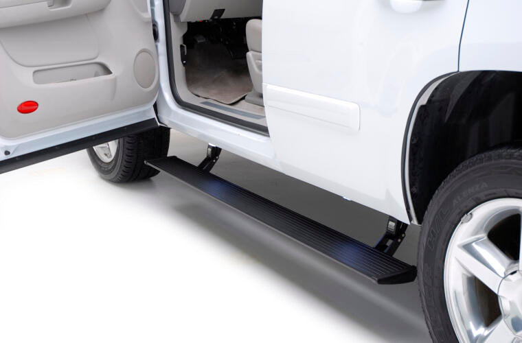 Amp Research PowerStep 21- Chevy Tahoe MPN AMP76327-01A For GM Fullsize SUV 2021-22