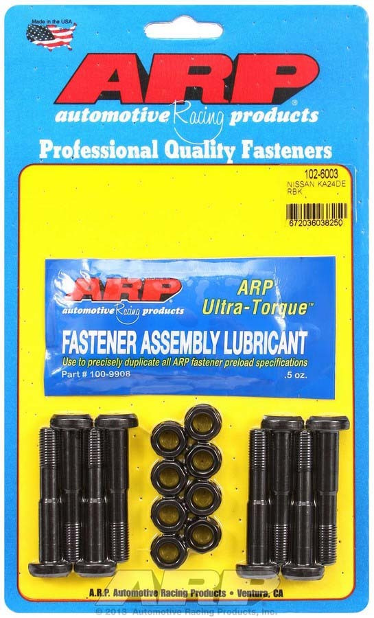 Arp Rod Bolt Kit - Nissan KA24DE MPN ARP102-6003 For Nissan