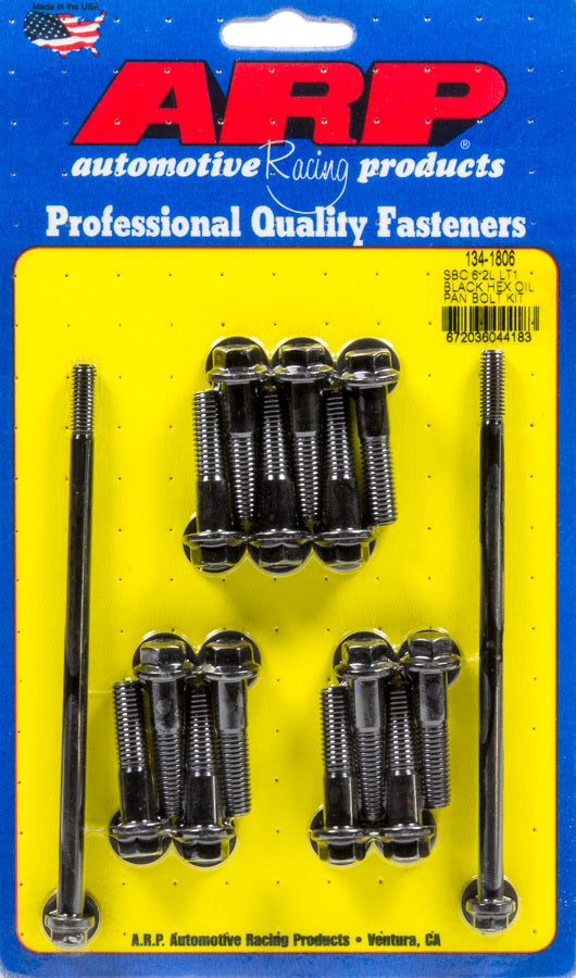 Arp Oil Pan Bolt Kit - GM LT1 6.2L 6pt MPN ARP134-1806 For GM GenV LT-Series