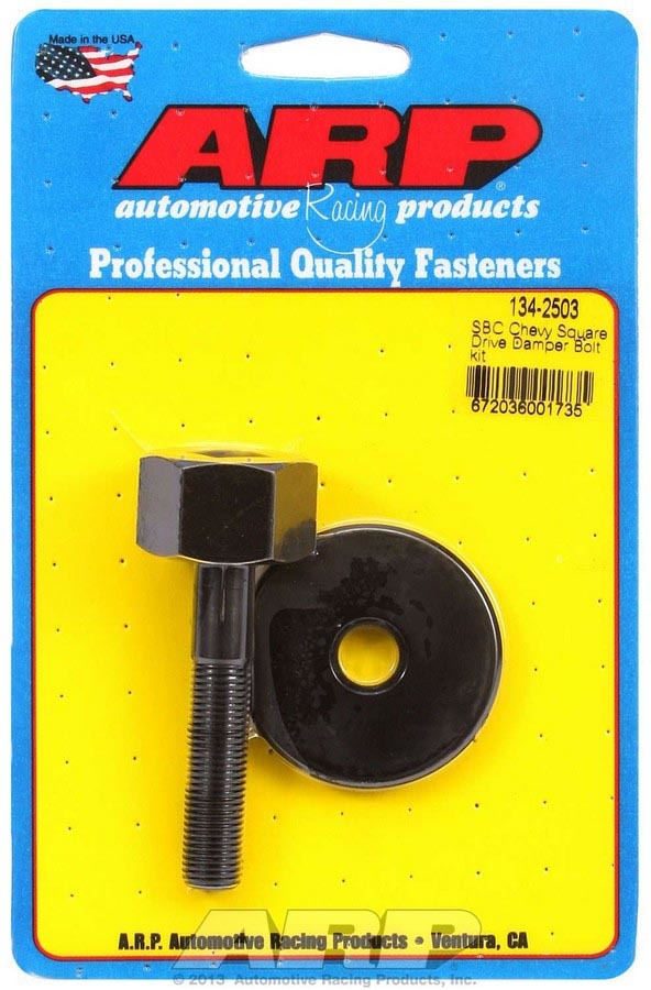 Arp SBC Square Drive Damper Bolt Kit MPN ARP134-2503 For Chevy