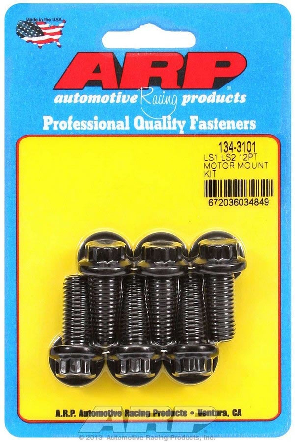 ARP Motor Mount Bolt Kit 12pt. LS1/LS2 ARP134-3101