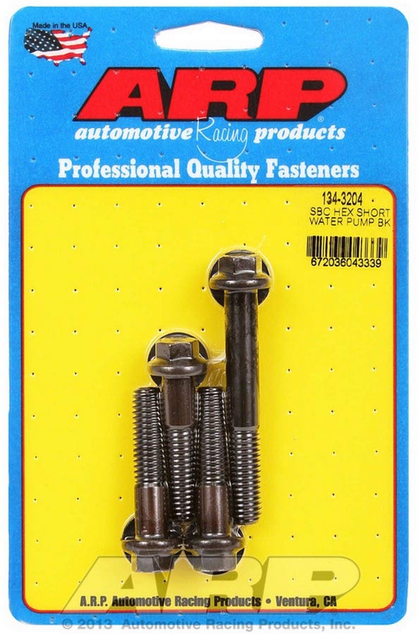 ARP SBC 6pt Short W/P Bolt Kit 134-3204