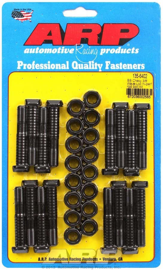 Arp BBC Rod Bolt Kit - Fits 396-427 w/3/8 MPN ARP135-6402 For Chevy