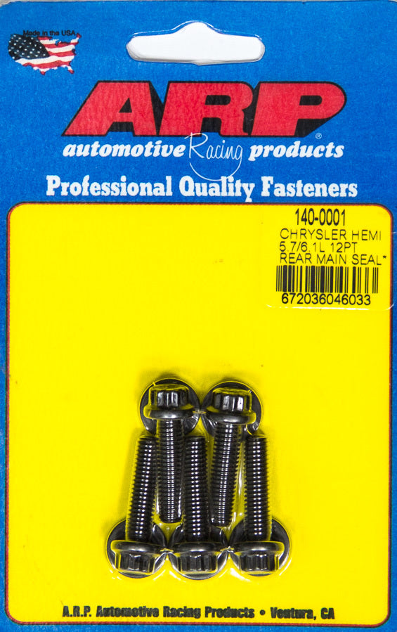 ARP Rear Motor Cover Bolt Kit Mopar 5.7/6.1L Hemi ARP140-0001