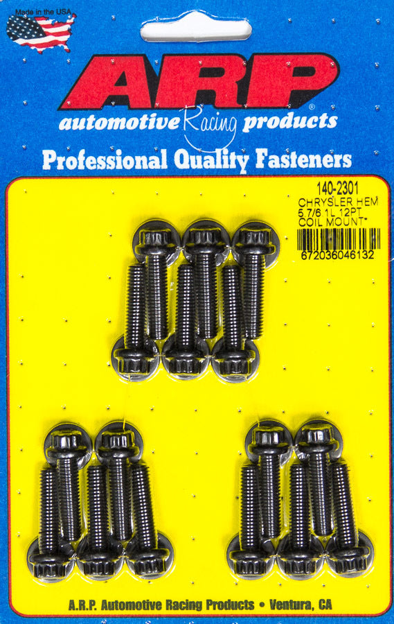 Arp Coil Bracket Bolt Kit 12pt Mopar 5.7/6.1L Hemi MPN ARP140-2301 For Mopar Gen III