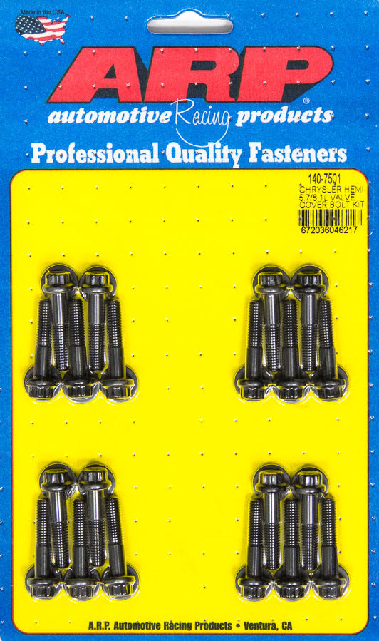 Arp Valve Cover Bolt Kit 12pt Mopar 5.7/6.1L Hemi MPN ARP140-7501 For Mopar Gen III