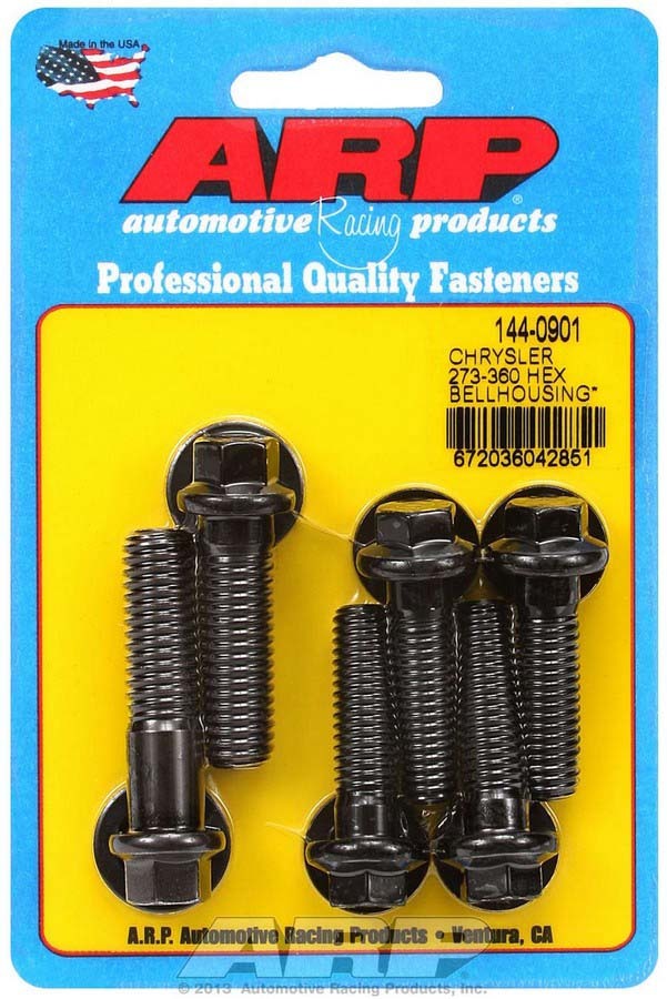 ARP Bellhousing Bolt Kit 6pt SBM 273-360 144-0901