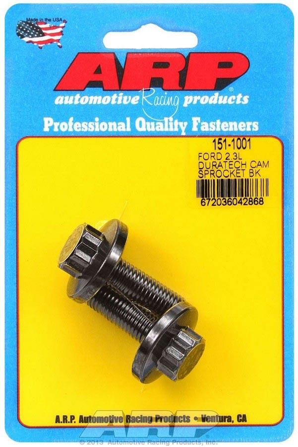 Arp Cam Sprocket Bolt Kit Ford 2.3L Duratech MPN ARP151-1001 For Ford