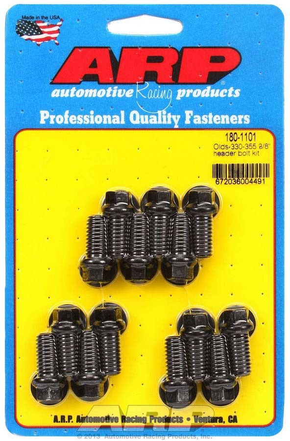 Arp Exhaust Header Bolt Kit Olds 330-355 MPN ARP180-1101 For Oldsmobile