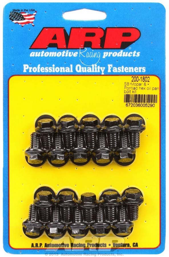 Arp SBM Oil Pan Bolt Kit MPN ARP200-1802 For Mopar