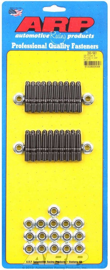 Arp SBM Oil Pan Stud Kit MPN ARP200-1901 For Pontiac, Mopar