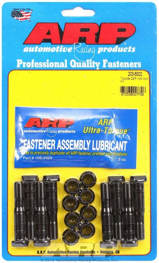 Arp Toyota Rod Bolt Kit - Fits 22R & 3SGTE MPN ARP203-6002 For Toyota