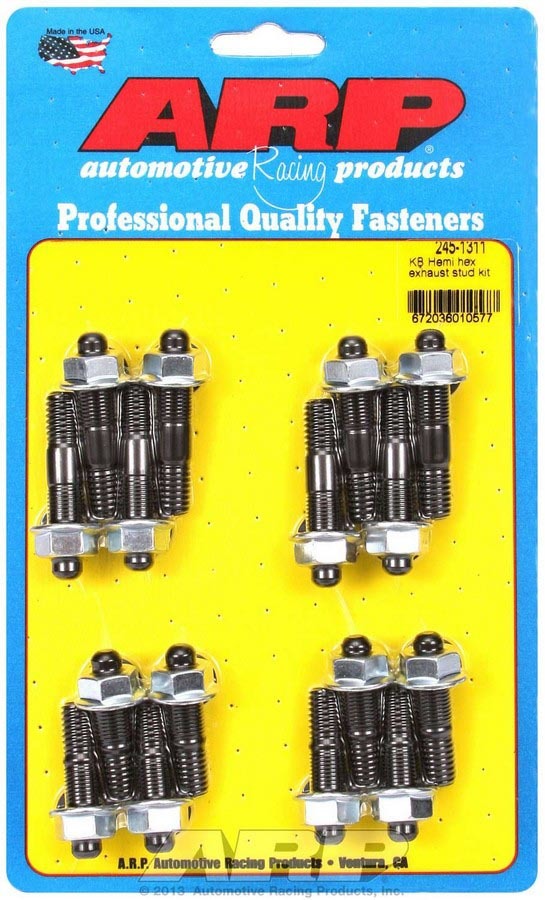 Arp Header Stud Kit - 6pt. 3/8 KB Hemi MPN ARP245-1311 For Mopar