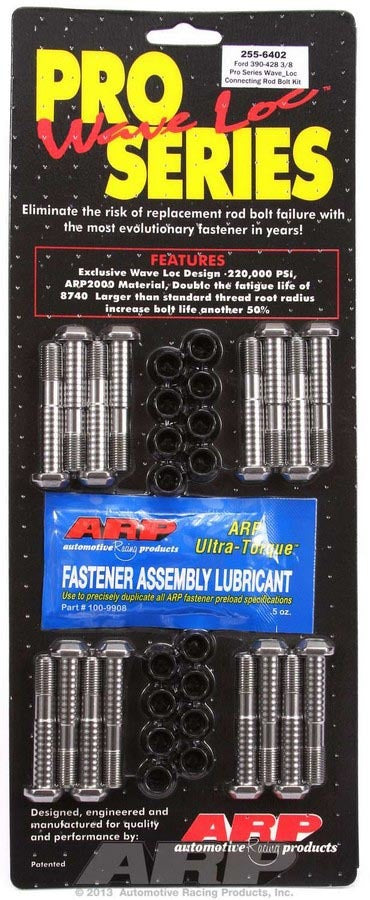 Arp BBF Rod Bolt Kit - Fits 390-428 MPN ARP255-6402 For Ford FE-Series