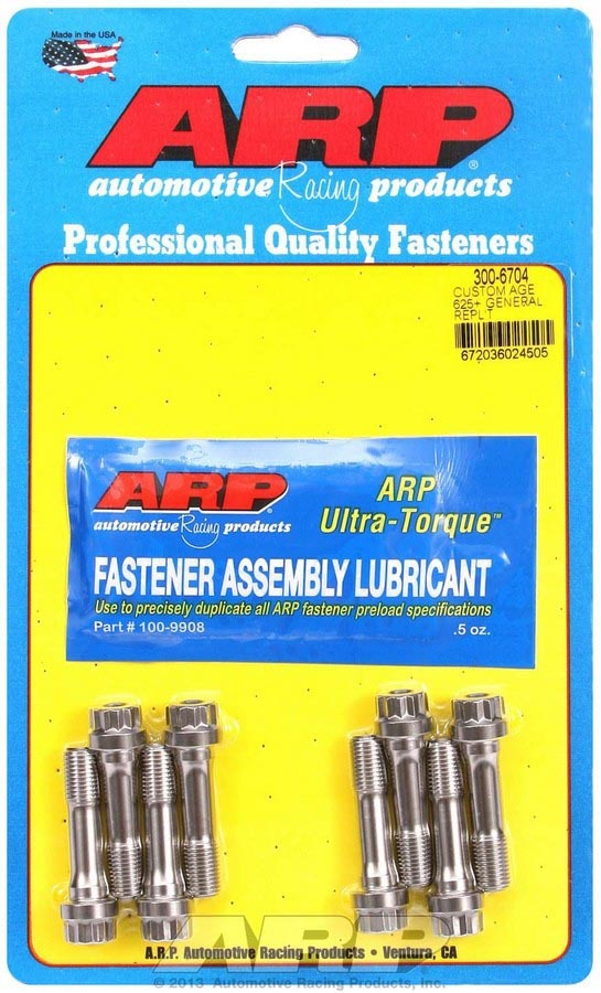 Arp Replacement Rod Bolt Kit (8) MPN ARP300-6704 For Universal use