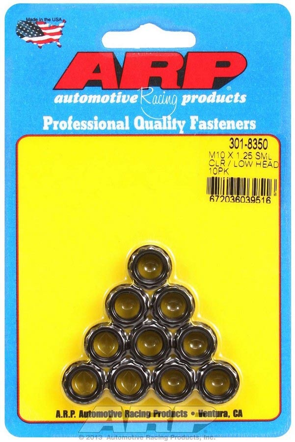 Arp 10mm x 1.25 12pt Nuts 10pk MPN ARP301-8350