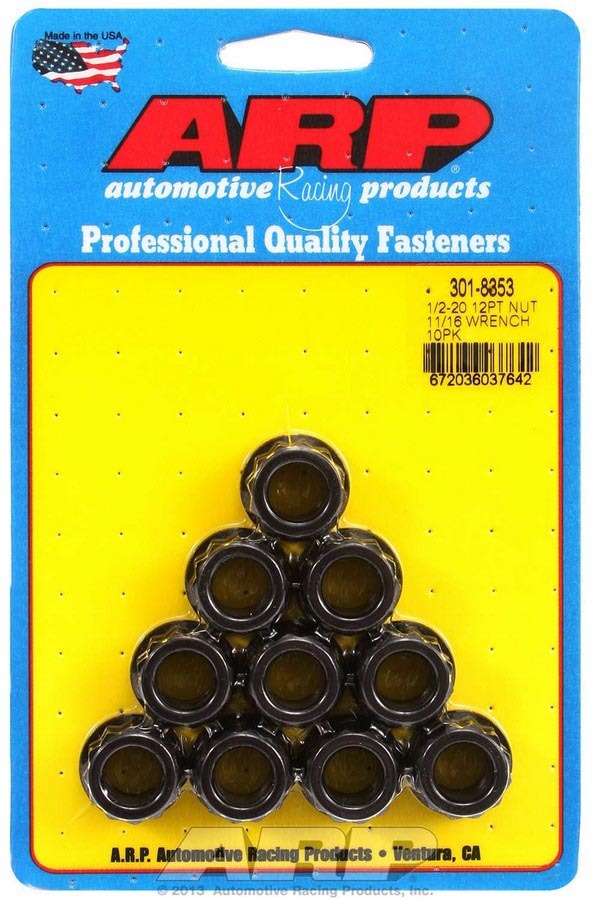 ARP 1/2-20 12pt Nuts (10pk) ARP301-8353