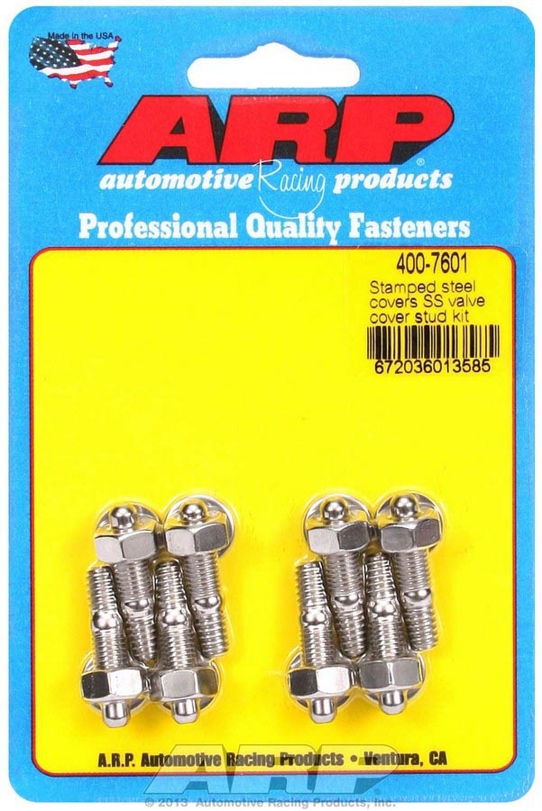 Arp S/S Valve Cover Stud Kit 6pt. (8) MPN ARP400-7601