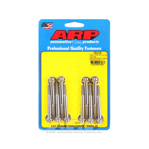 Arp GM LS Intake Bolt Kit w/GM Performance Intake MPN ARP430-2103 For GM LS-Series