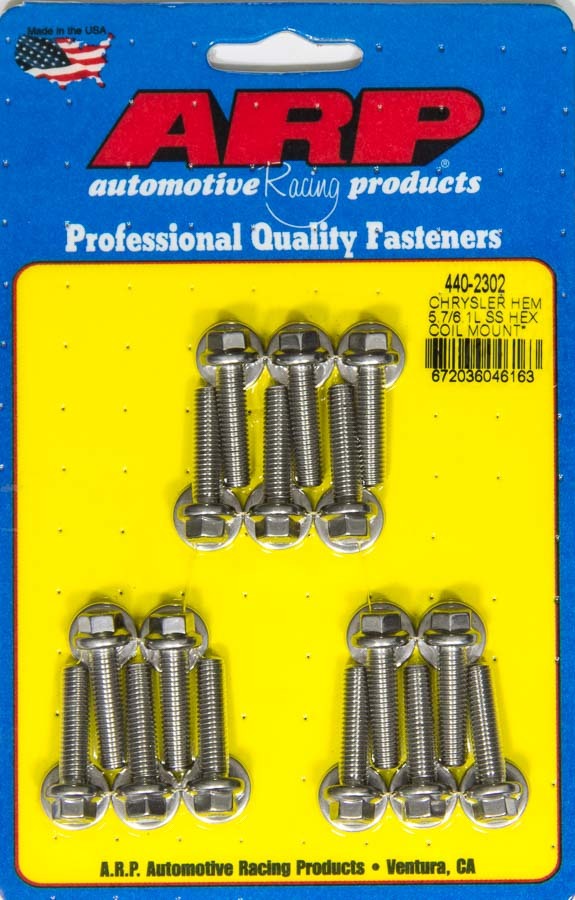 Arp Coil Bracket Bolt Kit 6pt Mopar 5.7/6.1L Hemi MPN ARP440-2302 For Mopar Gen III