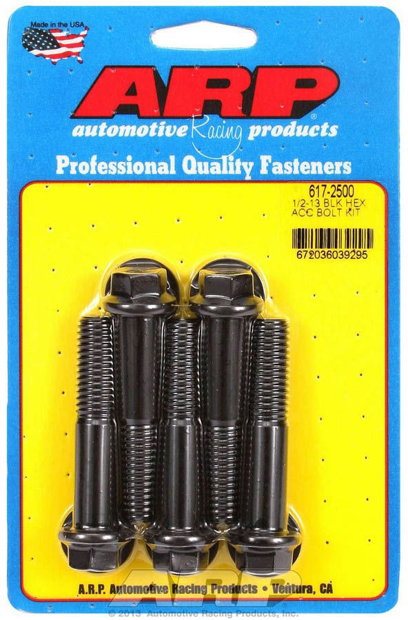 Arp Bolt Kit 6pt 5pk 1/2-13 x 2.500 MPN ARP617-2500 For Universal use