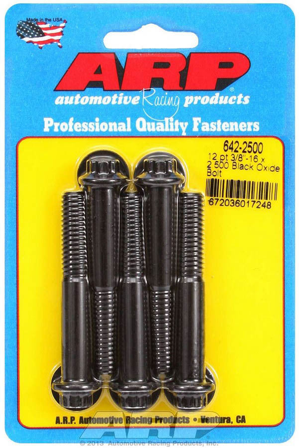 Arp Bolt Kit - 12pt. (5) 3/8-16 x 2.500 MPN ARP642-2500 For Universal use