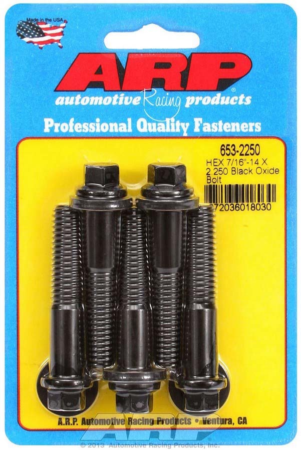 Arp Bolt Kit - 6pt. (5) 7/16-14 x 2.250 MPN ARP653-2250 For Universal use