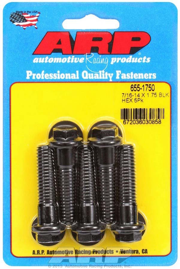 ARP Bolt Kit - 6pt. (5) 7/16-14 x 1.750 655-1750