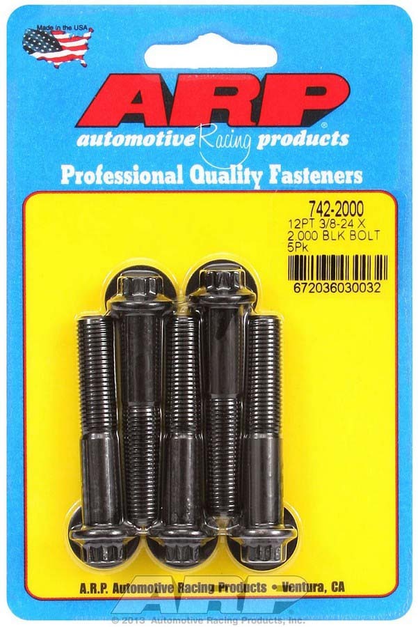 ARP Bolt Kit - 12pt. (5) 3/8-24 x 2.000 ARP742-2000