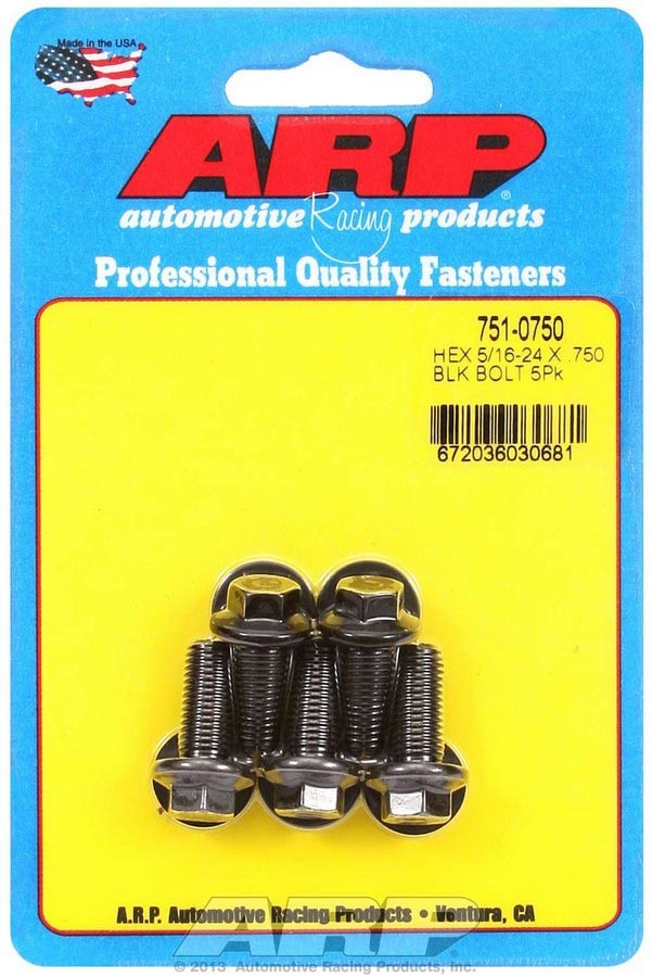 ARP Bolt Kit - 6pt. (5) 5/16-24 x .750 751-0750