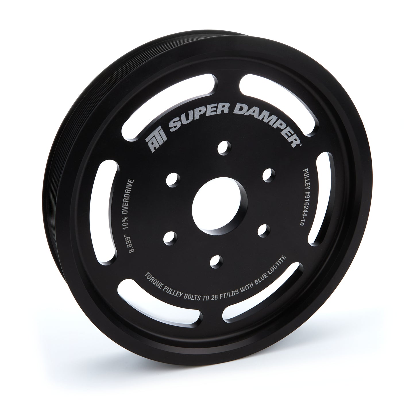 Ati Performance Pulley - Supercharger 8.88 OD 11-GrooveALm. MPN ATI916244-10 For GM GenV LT-Series