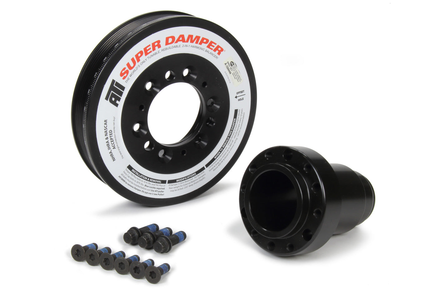Ati Performance LS3 7.48 Harmonic Damper 6-Groove SFI MPN ATI918644 For GM LS-Series