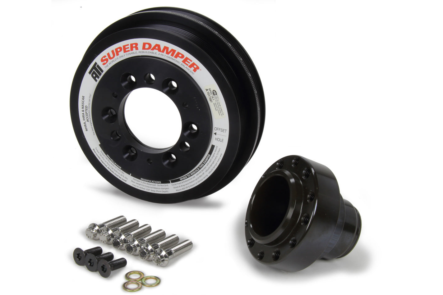 Ati Performance Chevy LT1 Harmonic Damper 4&6 - Groove MPN ATI918857 For GM GenV LT-Series