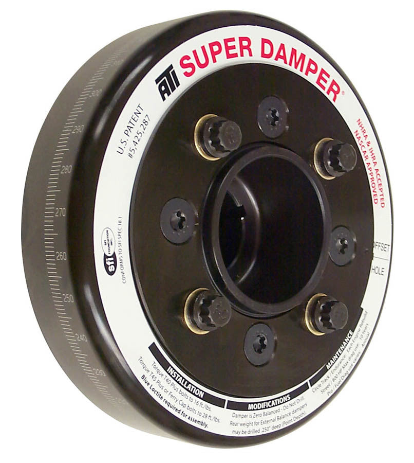 Ati Performance SBF 6.325 Harmonic Damper - SFI MPN ATI918900 For Ford
