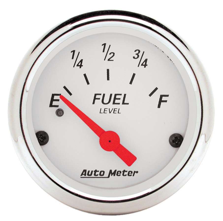 Autometer White Fuel Level Gauge MPN ATM1317