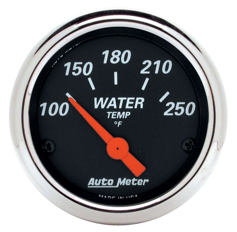 Autometer 2-1/16 D/B Water Temp Gauge - 100-250 Deg. 1436
