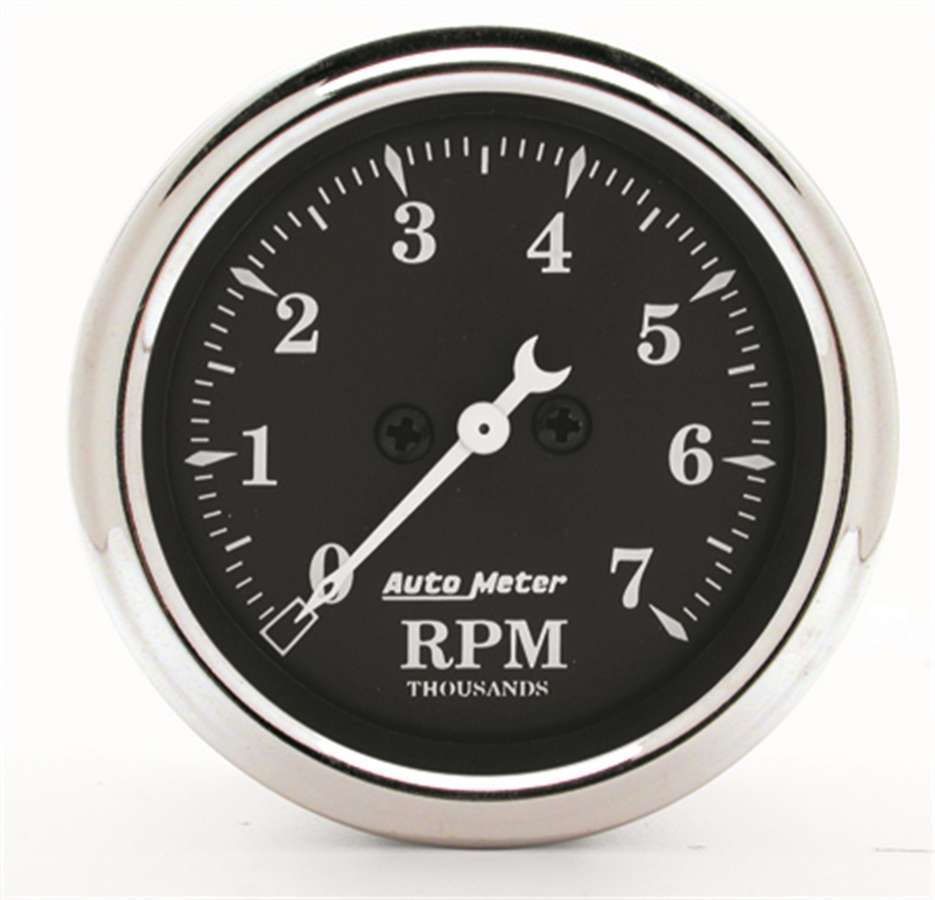 Autometer Gauge Tachometer 2 1/16i n 7k RPM In-Dash Black B MPN ATM1797