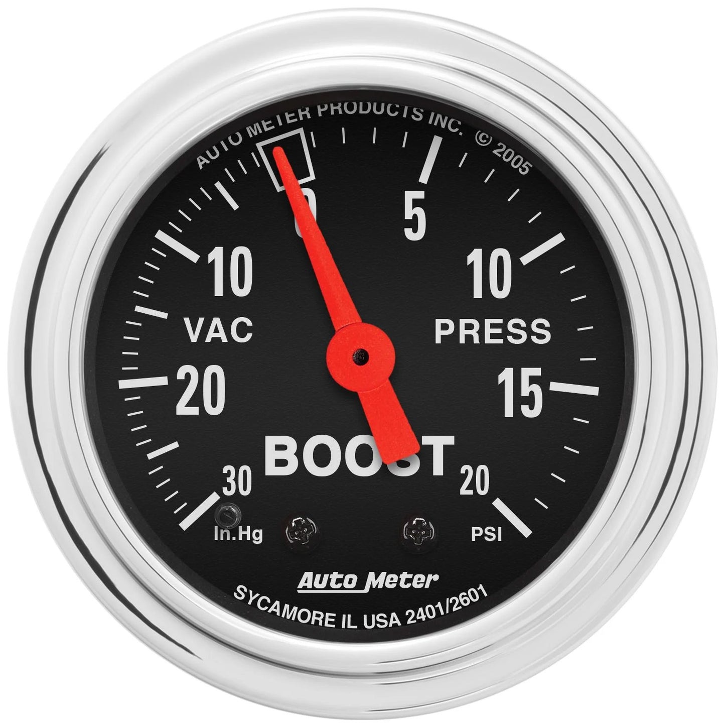 Autometer 0-20/0-30 Turbo Boost MPN ATM2401