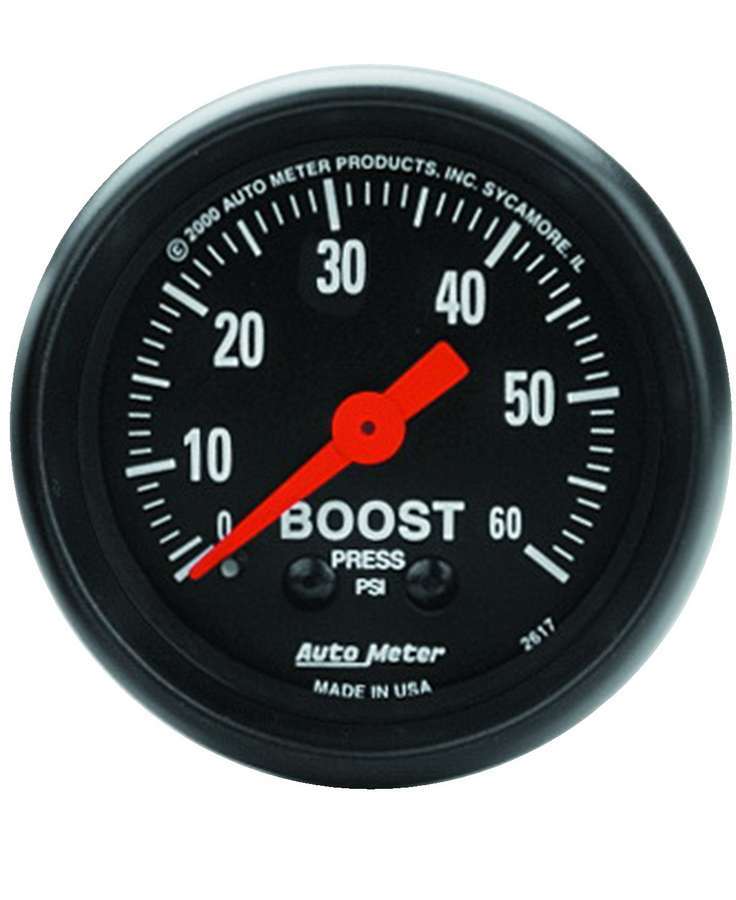Autometer 2-1/16in Z-Series Boost Gauge 0-60psi MPN ATM2617